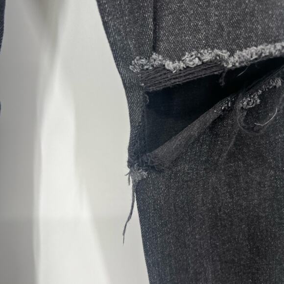 Abercrombie & Fitch The Ankle Straight Jeans Ultra High Rise SHORT - Picture 5 of 8